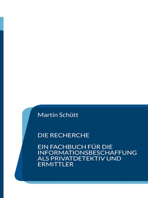 cover image of Die Recherche